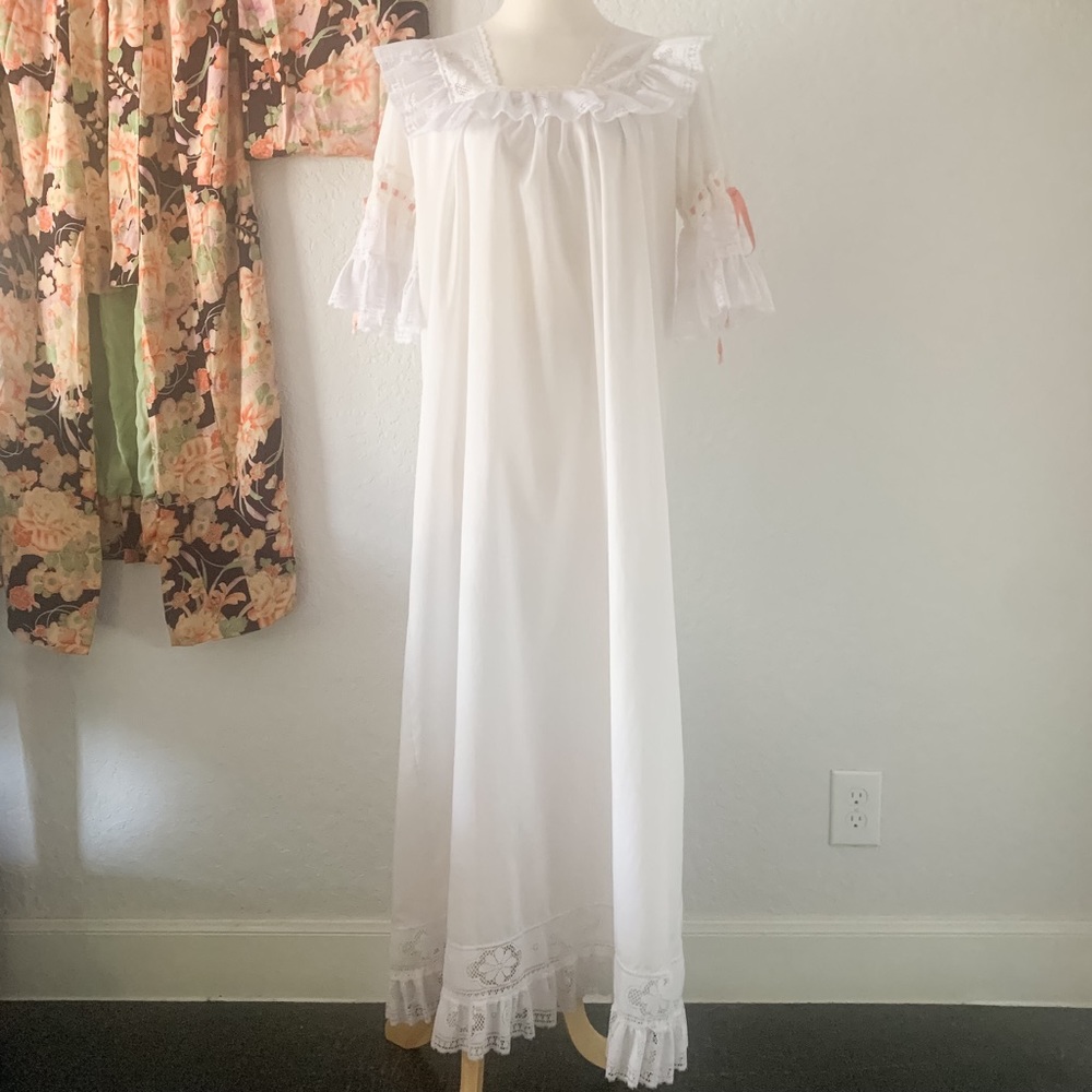 Romantic White Nightgown